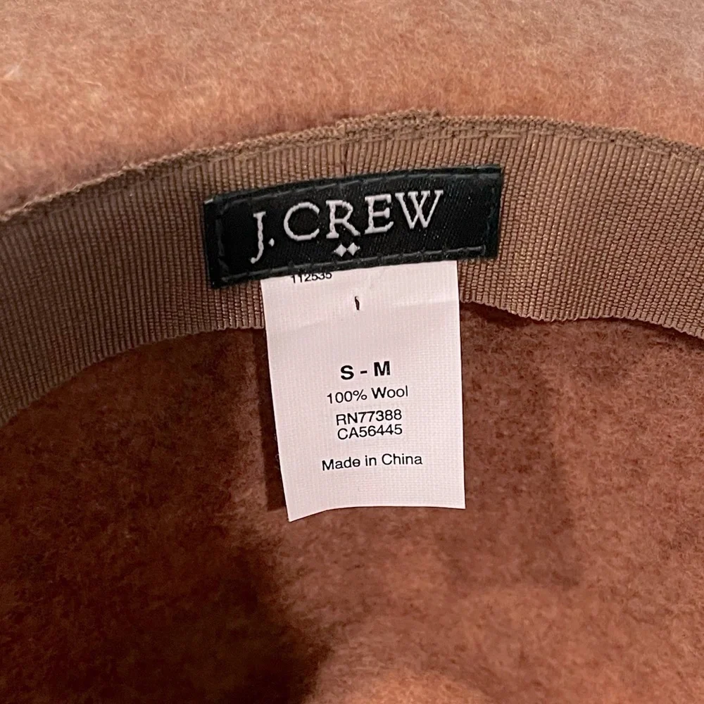 J Crew 100% Wool Boho Western Hat Size S / M